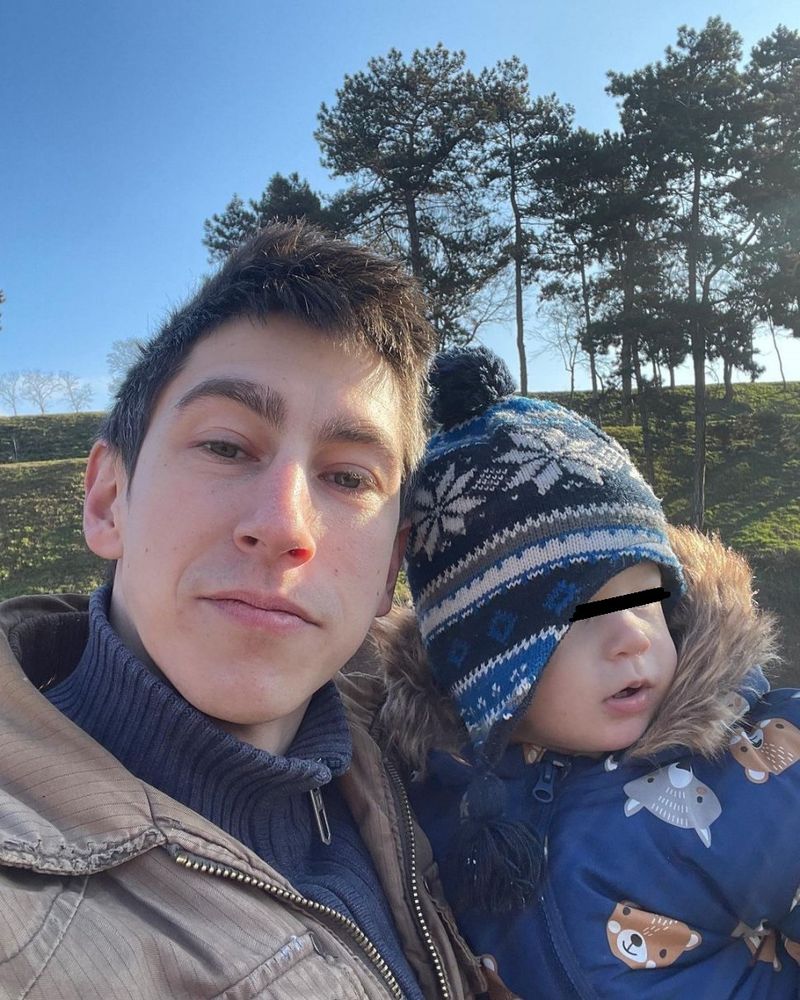 Bogdan Radu și fiul său 