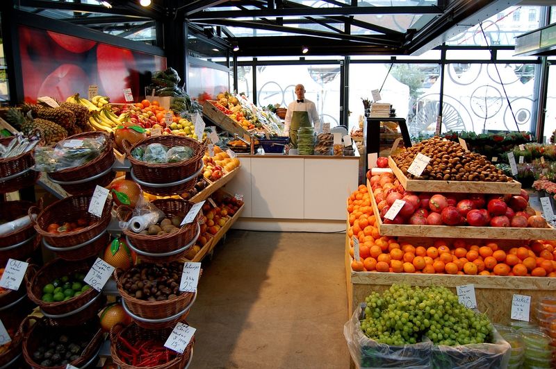 Piața de legume și fructe