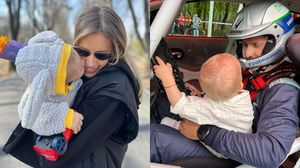Dani Oțil, Gabriela Prisăcariu și fiul lor