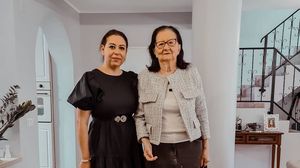 Oana Roman și mama sa, Mioara Roman