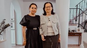 Oana Roman și mama sa, Mioara Roman