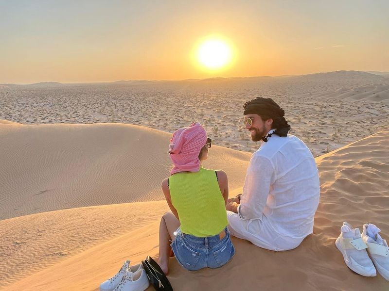 Andrea Compagno și iubita sa, Helenie Sole