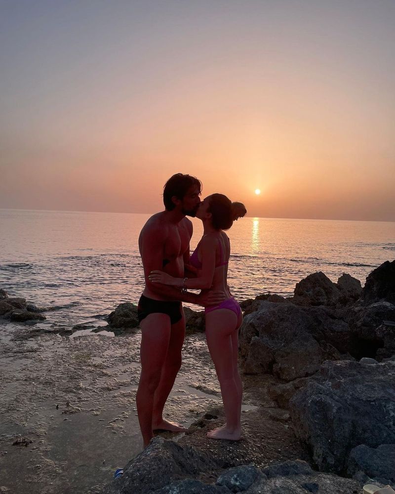 Andrea Compagno și iubita sa, Helenie Sole