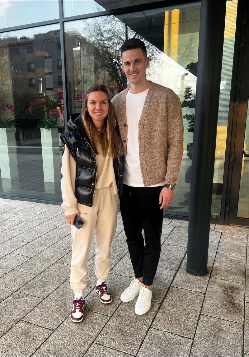 Simona Halep și Florin Gardoș