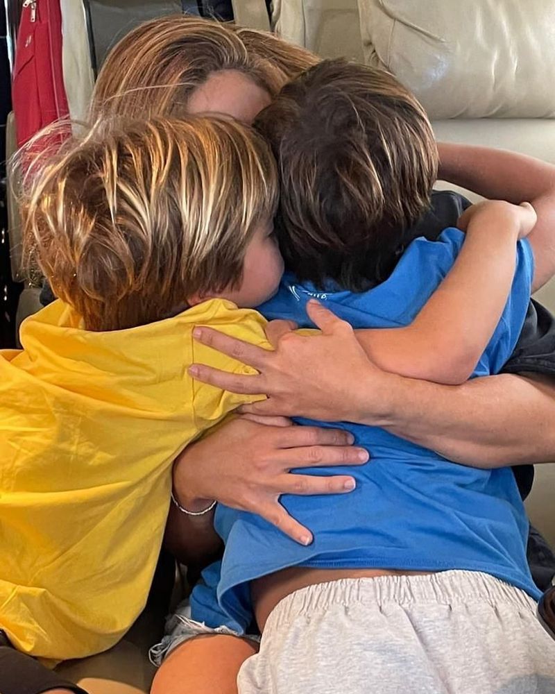 Shakira și copiii săi, Milan și Sasha