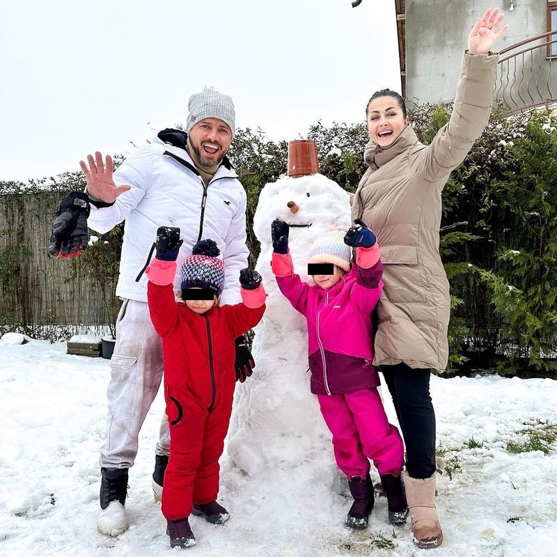 Gabriela Cristea, Tavi Clonda și cele două fiice ale lor