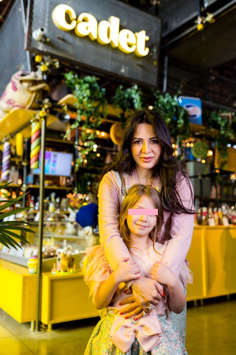 Oana Mizil și fiica sa