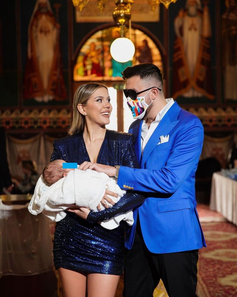 Emily Burghelea și Andrei, împreună cu Damian la Botez