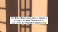 ileana sterp, copil, naștere, cezariană, fani