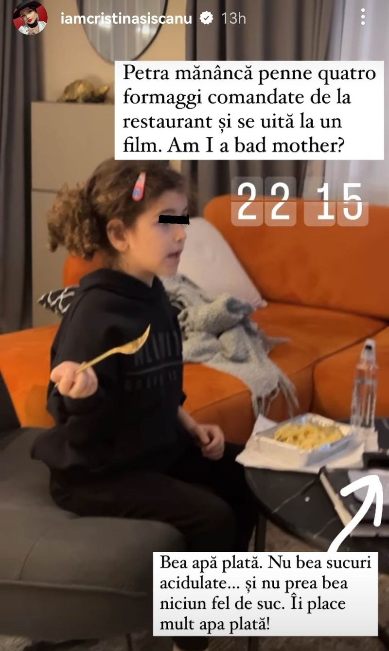 Fiica Cristinei Șișcanu 