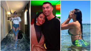 Georgina Rodriguez și Cristiano Ronaldo 