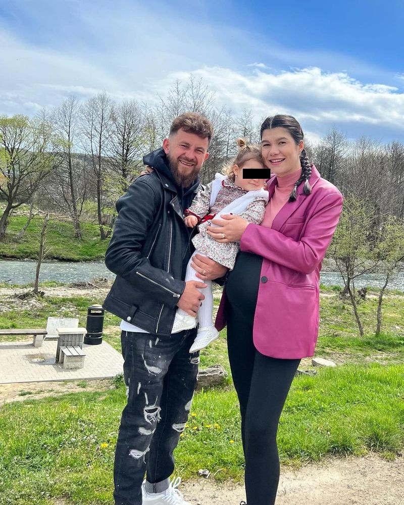 Ileana Sterp și familia sa