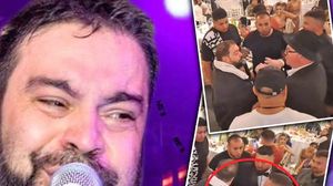 VIDEO Florin Salam, dat afară de la o altă nuntă! I-a fost smuls microfonul din mână: „Stop, acum ieși cu mine afară”.  Imaginile au apărut pe internet