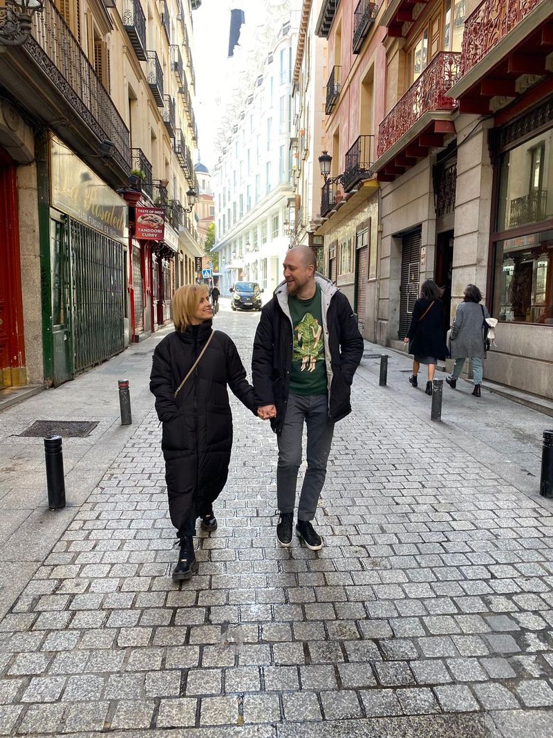 Simona Gherghe și soțul ei 