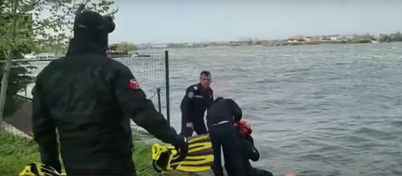 Accident barcă râul Mureș