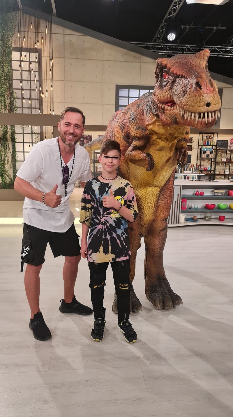 Dinu Maxer și fiul său 