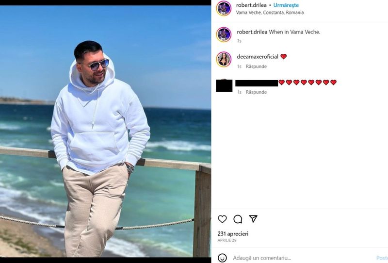 Deea Maxer reacționează la fotografiile iubitului ei
