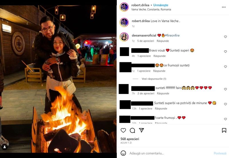 Deea Maxer reacționează la fotografiile iubitului ei