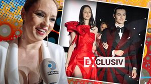 Andreea Marin, copleșită de emoții! Violeta a defilat alături de fratele ei, Radu Ștefan Bănică, iar Adrian Brâncoveanu i-a aplaudat: "Partenerul meu de viață îmi este mereu alături" | EXCLUSIV