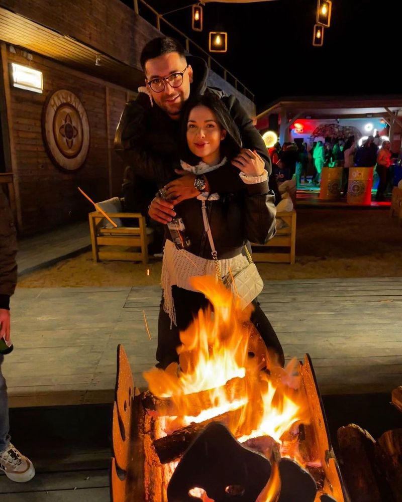 Deea Maxer și iubitul ei 