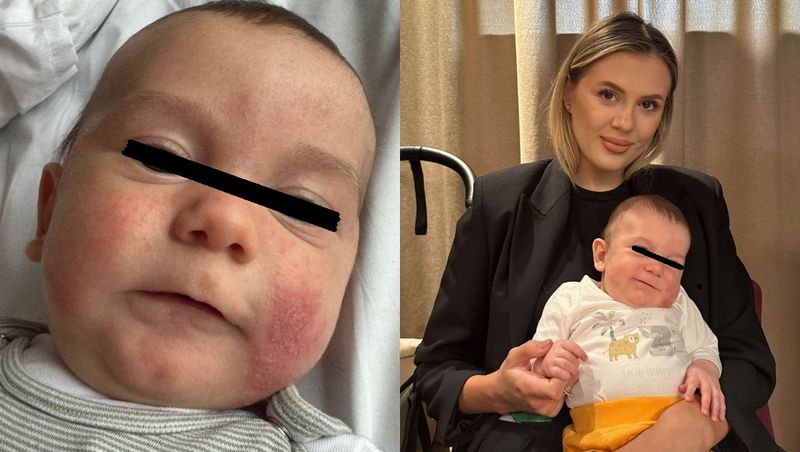 Emily Burghelea și fiul ei 