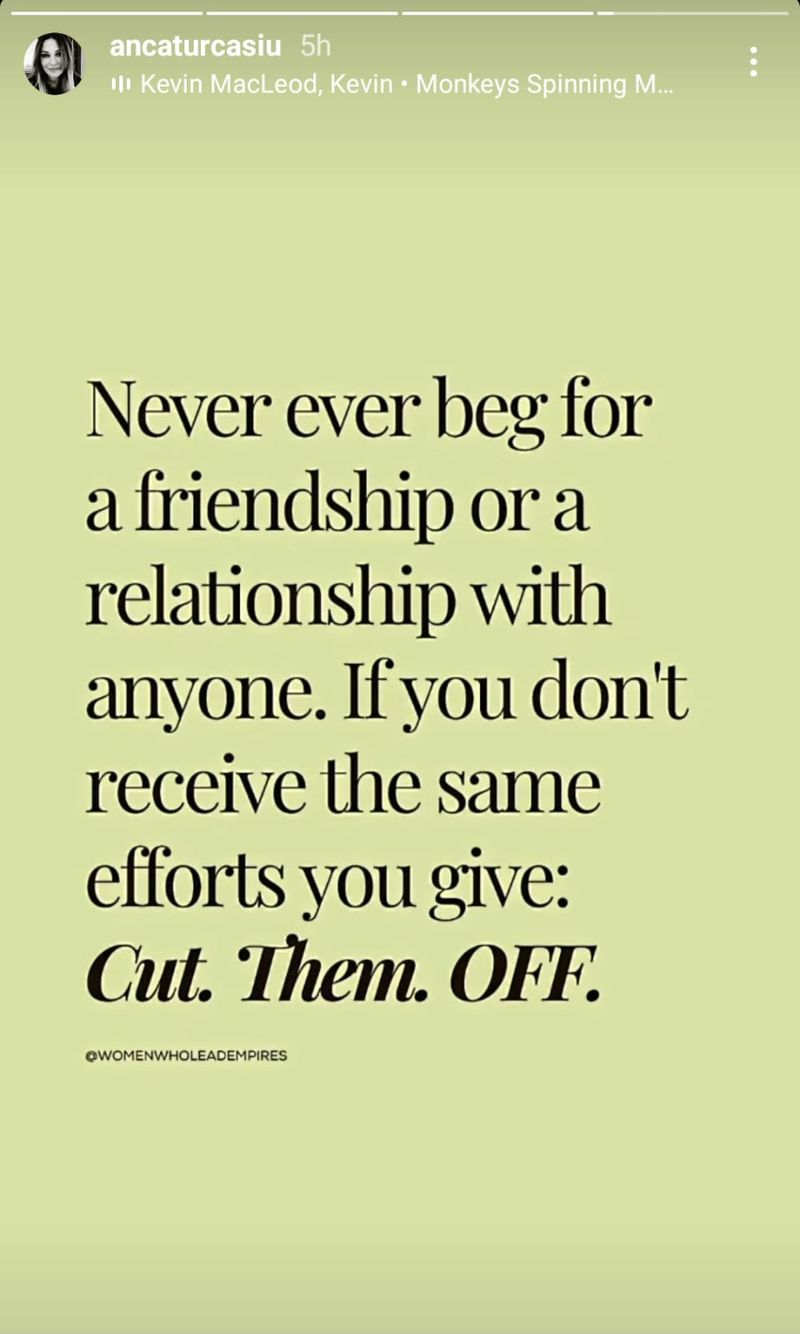 Anca Țurcașiu, mesaj neașteptat pe Instagram