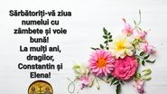 Idei de mesaje pentru Sf. Constantin și Elena 