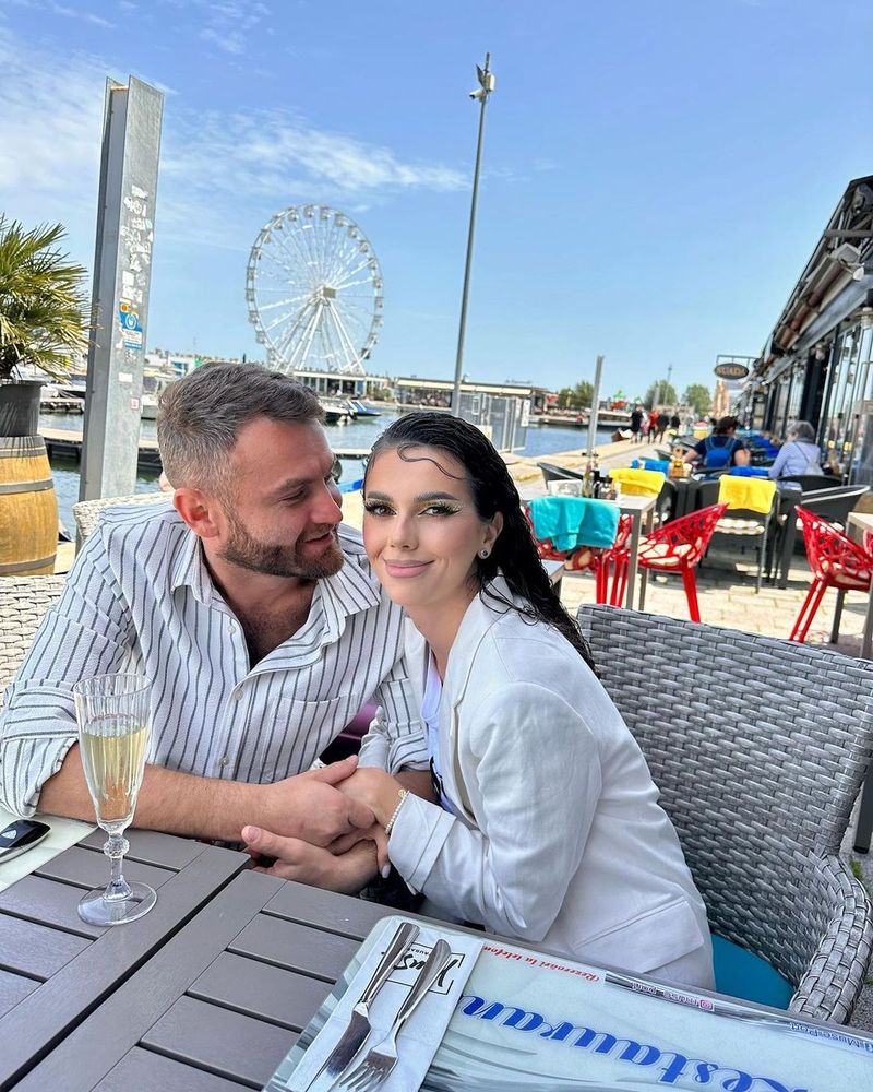 Georgiana Lobonț și soțul său, la Constanța Georgiana Lobonț