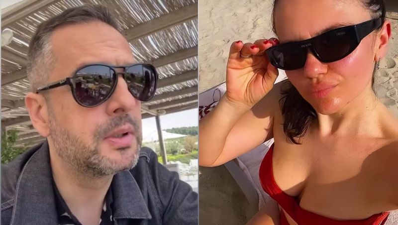 Cristina Șișcanu, copleșită de gestul făcut de soțul ei, în vacanță Cristina Șișcanu, Mădălin Ionescu