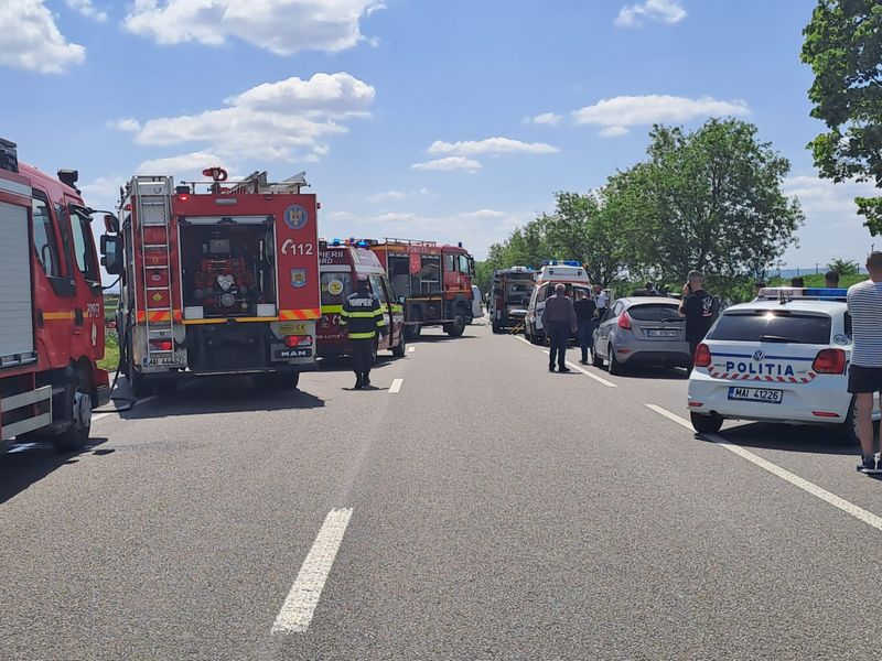 Accident grav în Secuieni, județul Neamț