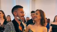 Armin Nicoară, ipostaze tandre cu o colegă de breaslă