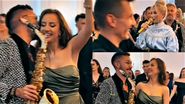 Armin Nicoară, ipostaze tandre cu o colegă de breaslă