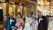 Bella Santiago și Nicu, în ziua nunții
