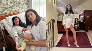 Daniela Crudu și fiica sa