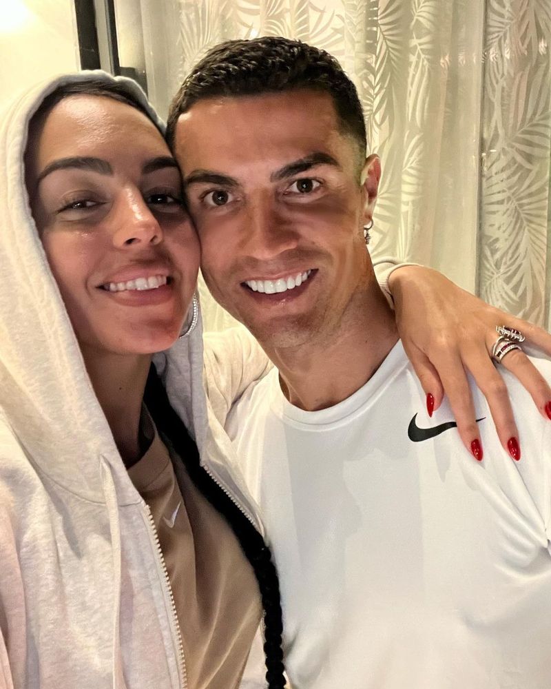 Georgina Rodriguez și Cristiano Ronaldo 