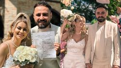 „S-a spus DA” Emi de la Noaptea Târziu s-a căsătorit cu logodnica sa, Mădălina! Cine le-a fost alături în cea mai importantă zi din viața lor