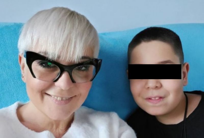 Monica Anghel și fiul ei