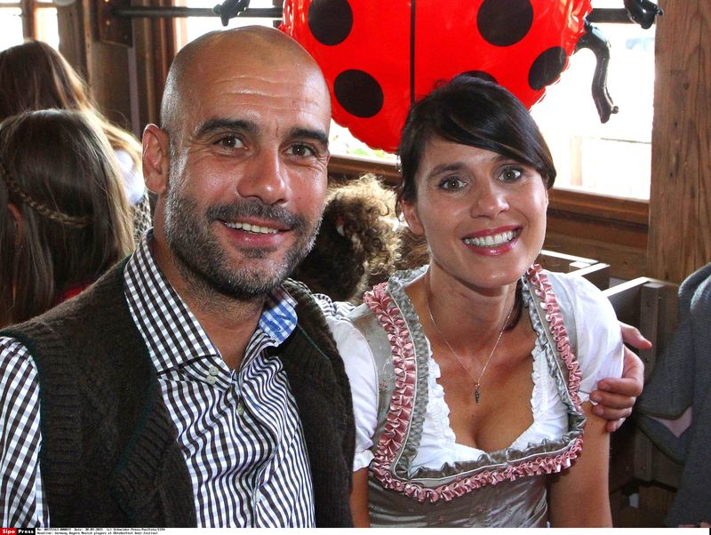 Pep Guardiola și soția sa, Cristina