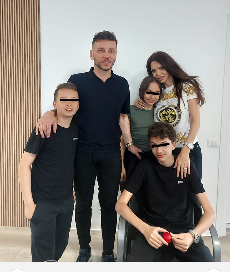 Cristina Spătar, soțul și copiii