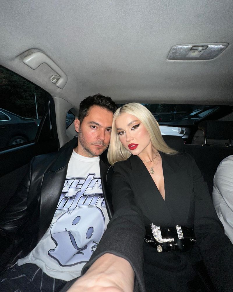 Alina Ceușan și soțul 