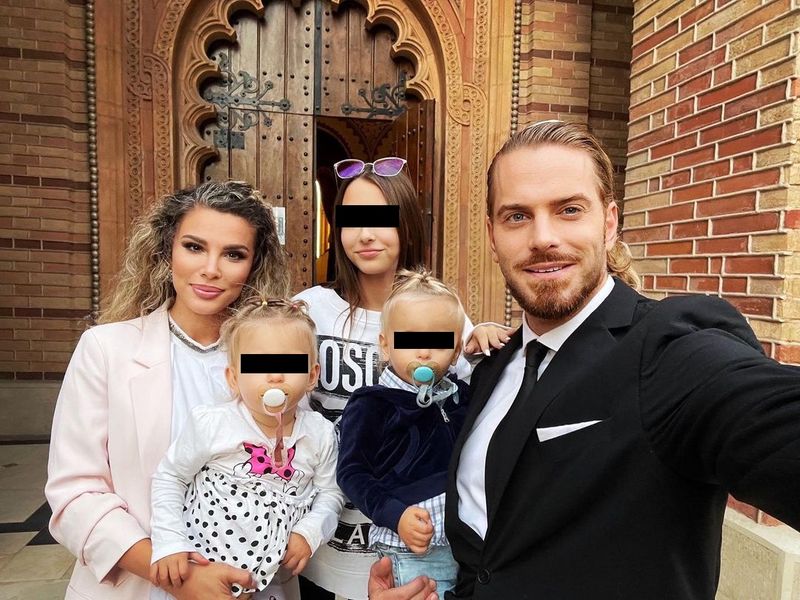 alina și ilan laufer, alaturi de copiii lor