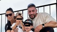 roxana vancea, dragos paiu si cei doi baieti ai lor