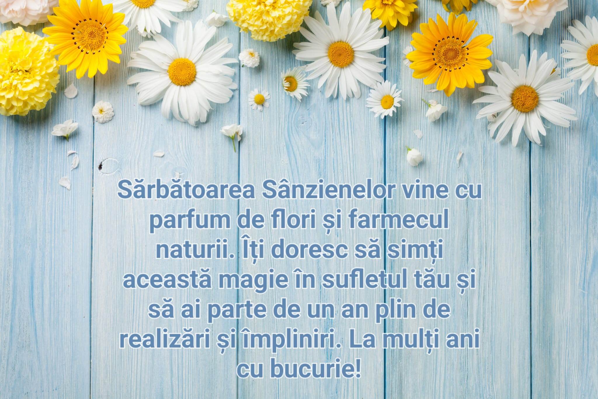 Sânziene 2023: Mesaje de La Mulți Ani pentru cei care își aniversează