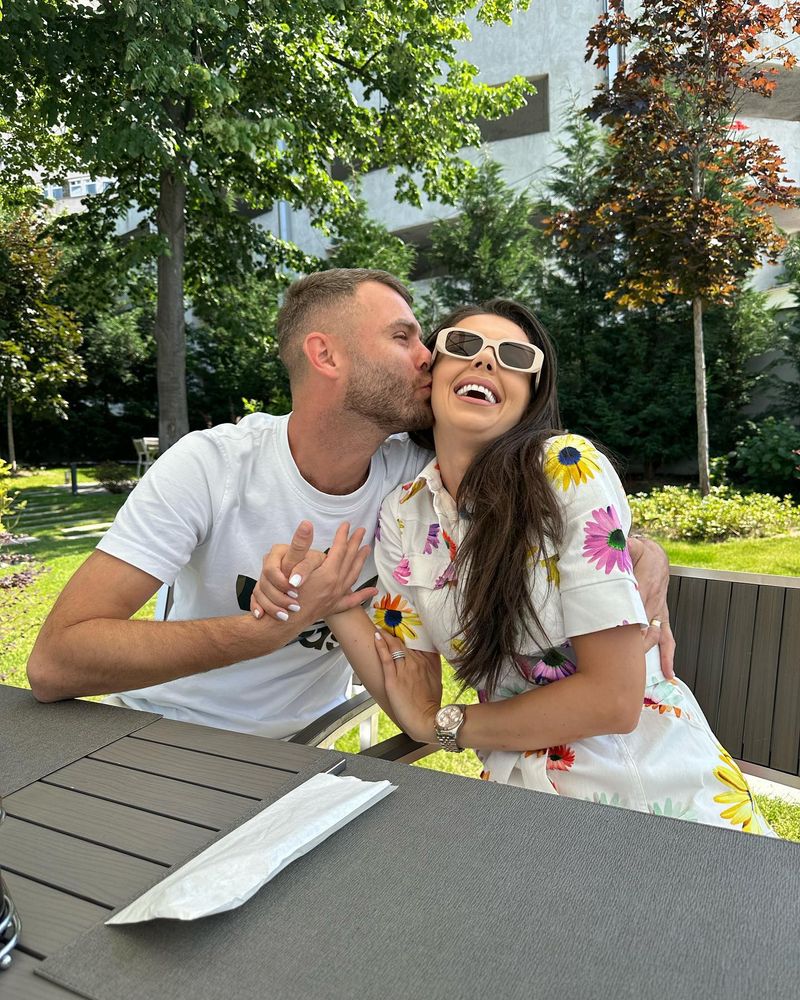 Georgiana Lobonț și soțul ei 