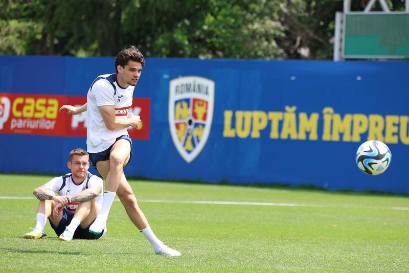 Ianis Hagi la antrenamentele echipei naționale
