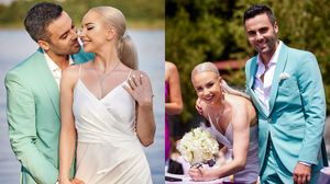 sandra izbasa, razvan banica, nunta, rochie de mireasa