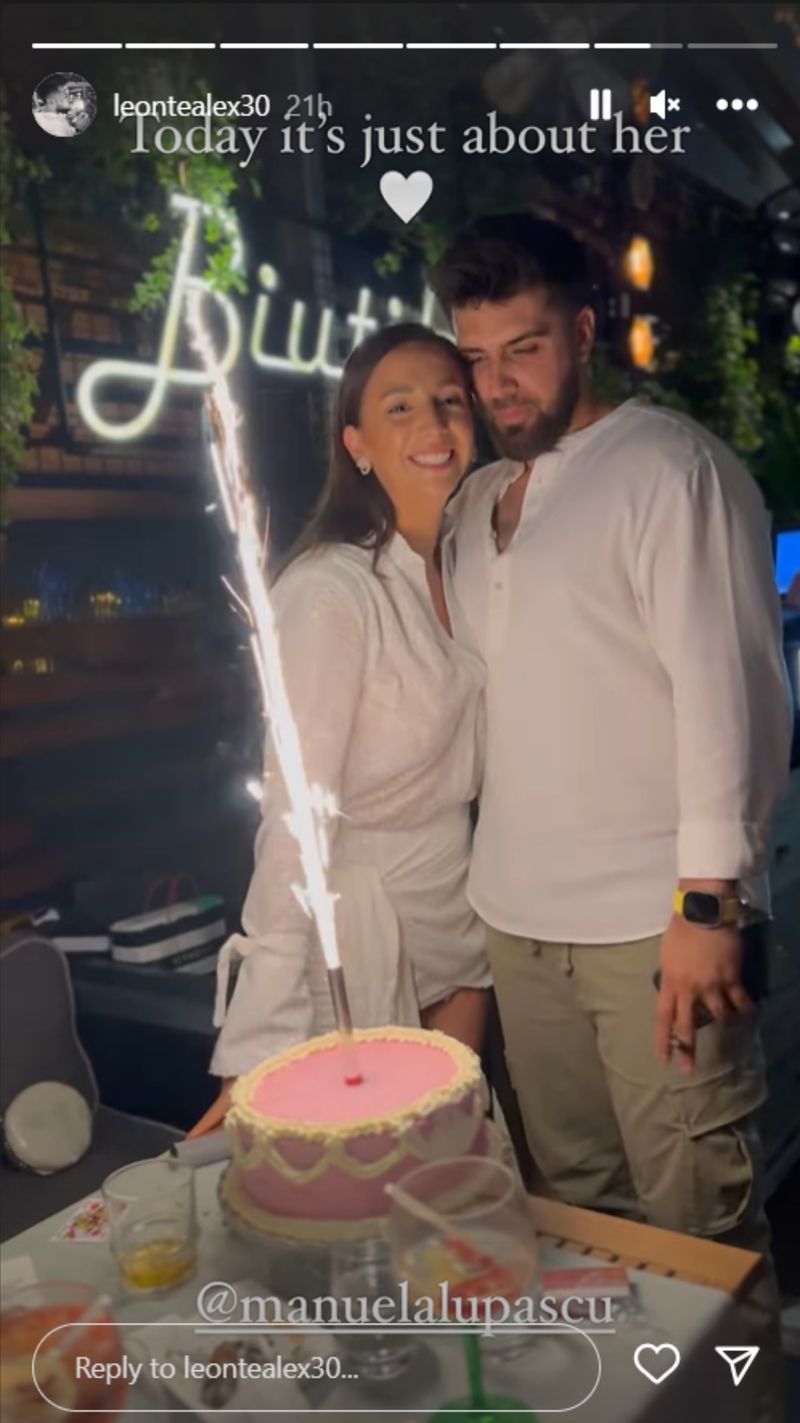 alex leonte, manuela lupascu, relatie, cadou, zi de nastere
