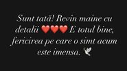 Liviu Teodorescu și soția lui, Iulia, au devenit părinți pentru prima dată
