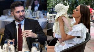 Victor Vrînceanu, Andreea Antonescu și fiica lor 