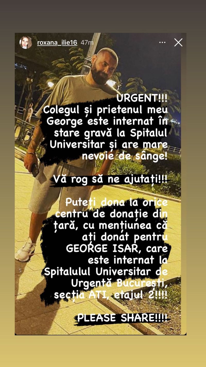 gina pisto, apel umanitar, ajutor, postare